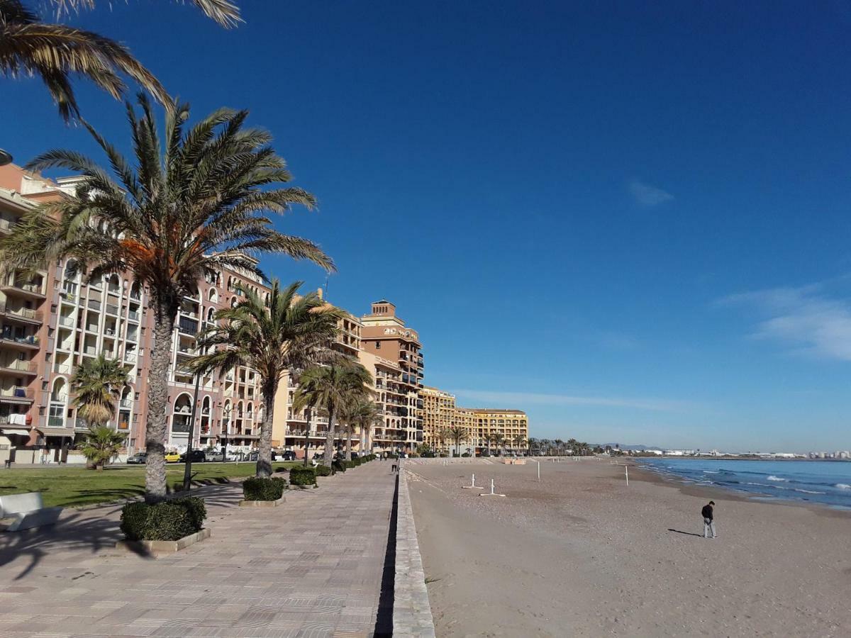 Apartamento 1 Linea Playa Porsa Playa Alboraya ポルト・サプラヤ エクステリア 写真